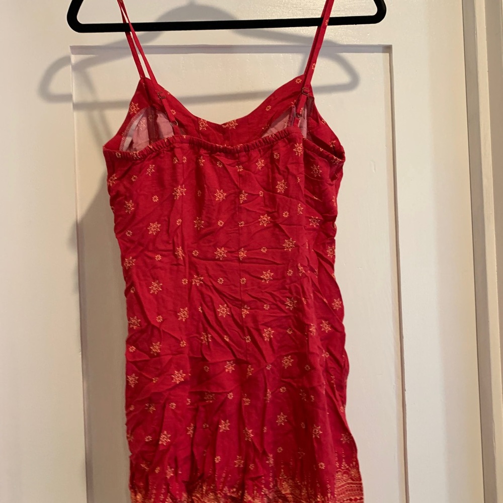 Pink Patterned Romper - Picture 2 of 2